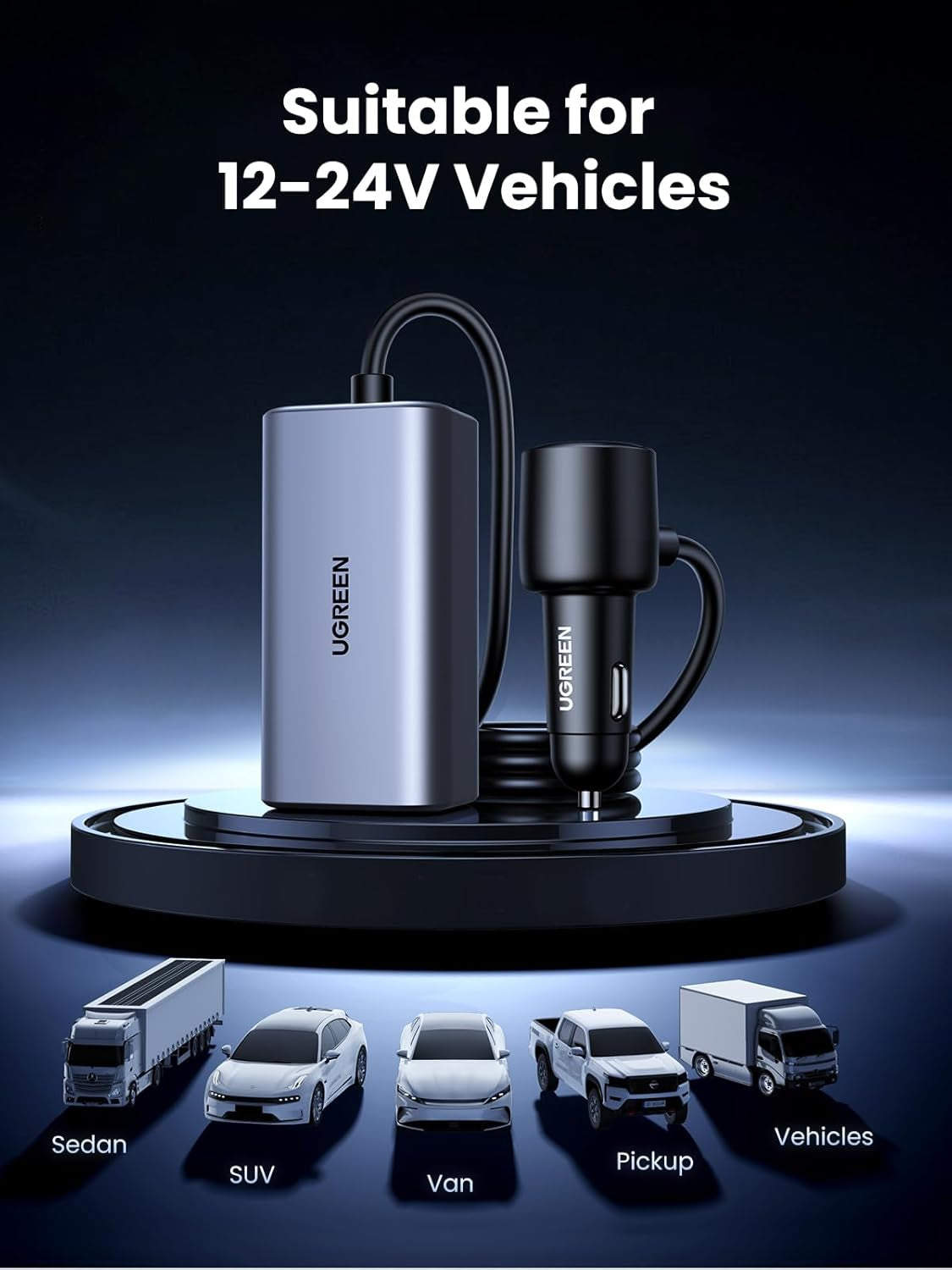150W Multi-Port USB Car Charger