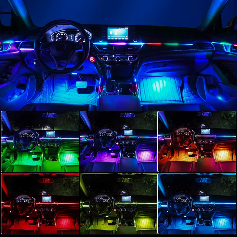 Premium Acrylic Neon LED Car Lights