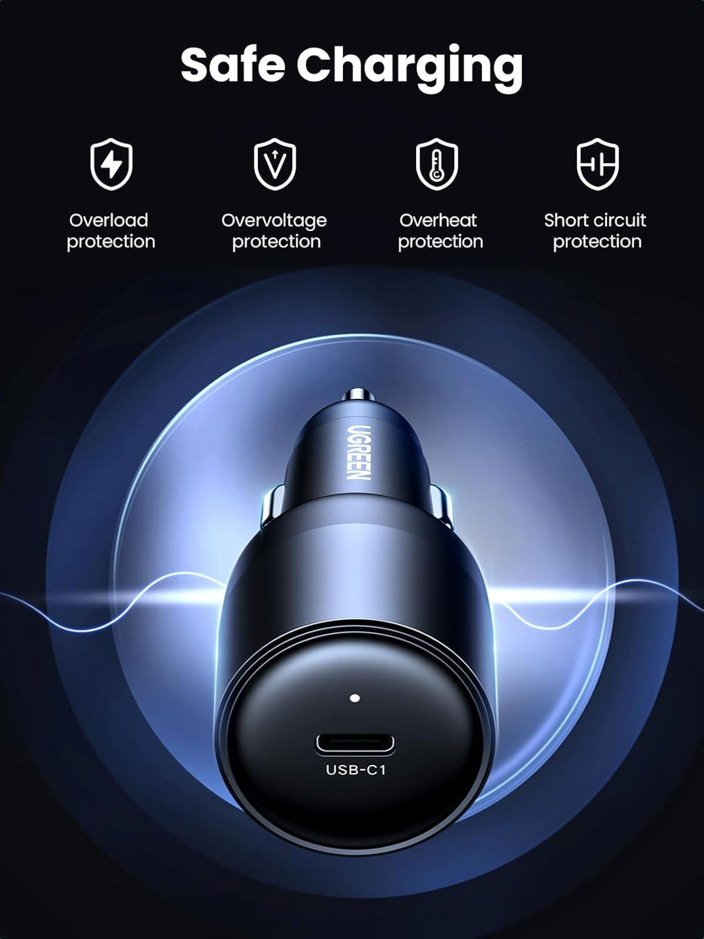 150W Multi-Port USB Car Charger