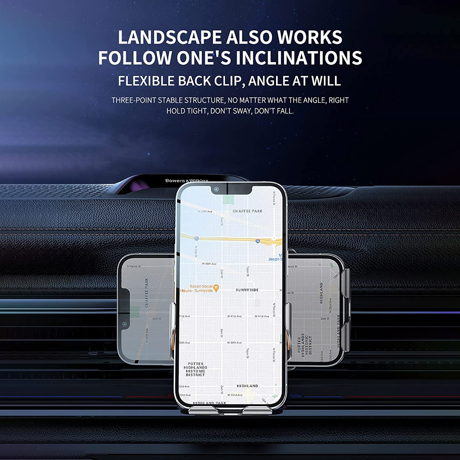 15W Fast Wireless Car Charger Mount