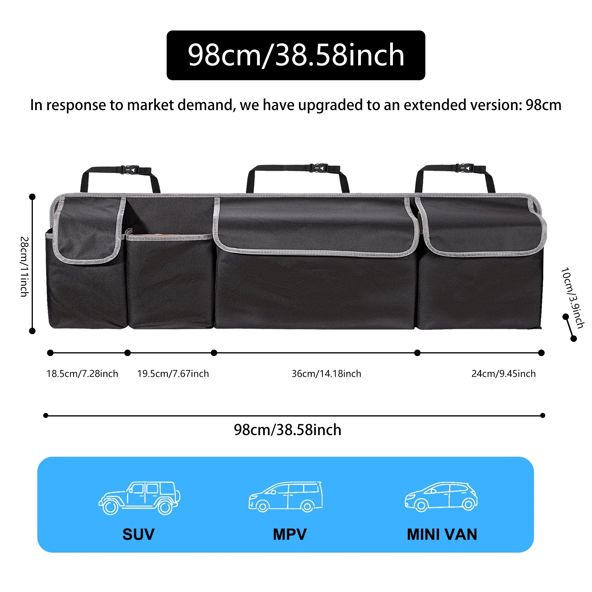 Universal Car Trunk Organizer for SUV