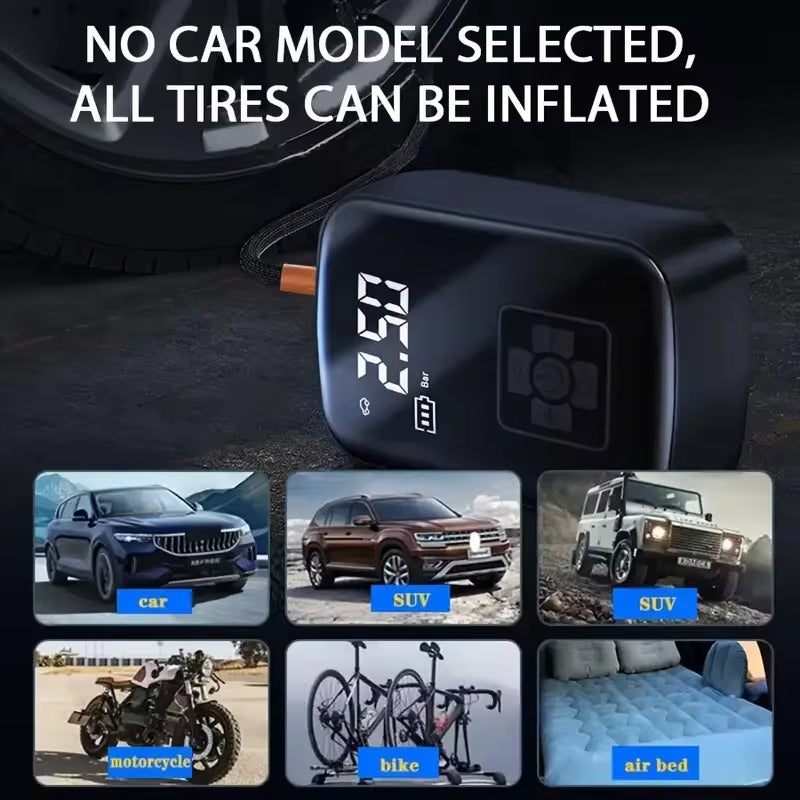 Wireless Portable Tire Inflator Pump